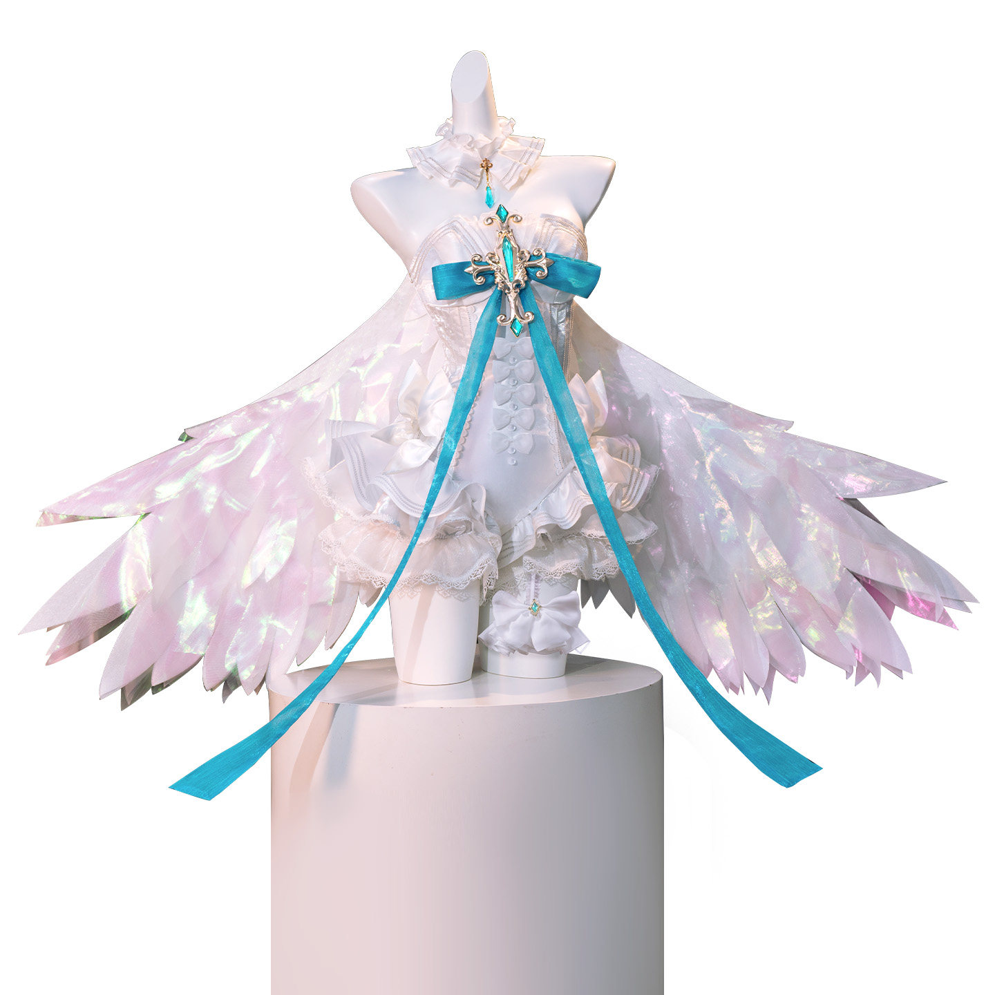 Convention Cosplay Anime - ชุดคอสเพลย์มิกุ เอลิแกนท์ วิงส์ สวีท ฟิวเจอร์ แองเจิล