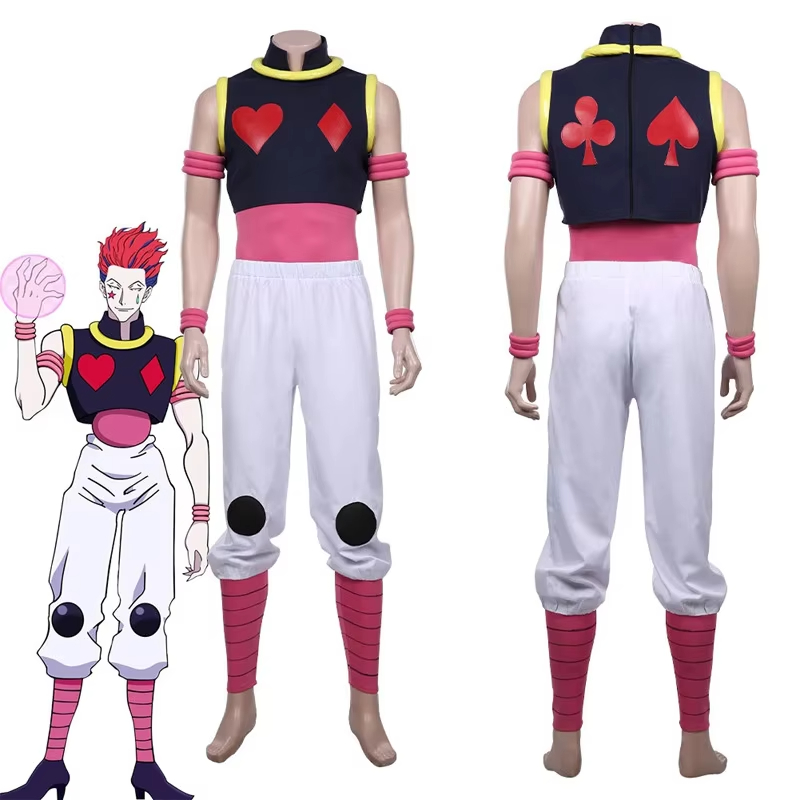 Hunter X Hunter Uniform - อะนิเมะฮันเตอร์ x ฮันเตอร์ ฮิโซกะชุดคอสเพลย์ผู้ชายผู้หญิงเสื้อกางเกงชุดฮาโลวีนปาร์ตี้คาร์นิวัลชุด