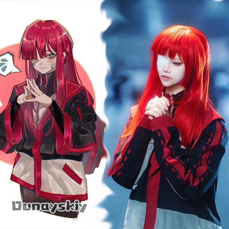 Anime Cosplay With Red Hair - ชุดคอสเพลย์ ยูลี่ จากบริษัทลิมบัส aBcAzO@Daily Outfit ชุดตัวละครอนิเมะ