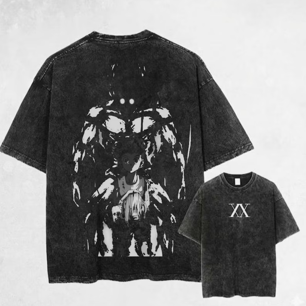 Hunter X Hunter Uniform - เสื้อยืดลายอนิเมะ Hunter X Hunter Killua Zoldyck