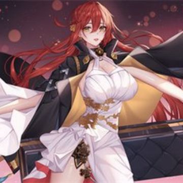 Anime Cosplay With Red Hair - วิกผมคอสเพลย์บิลิบิลิ สตาร์เรล คิโจสีแดง ผมยาวหยิกเล็กน้อยพร้อมมวยผม