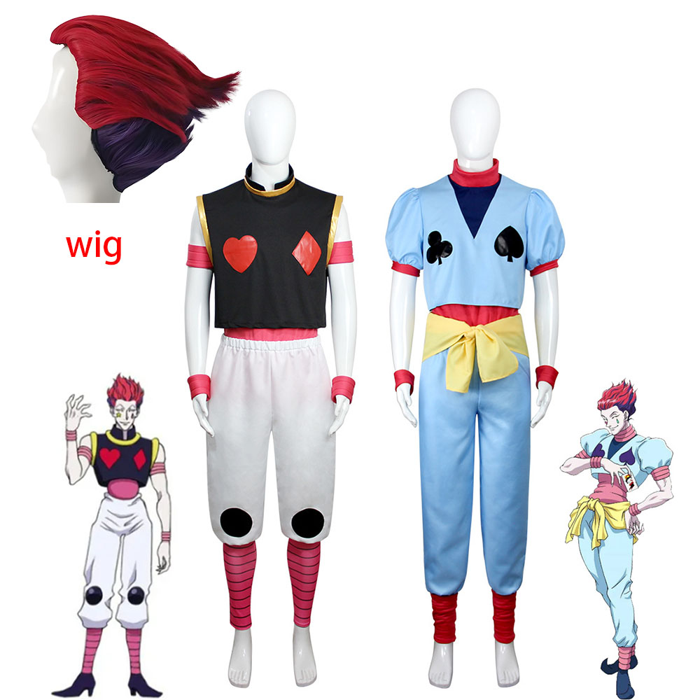 Hunter X Hunter Uniform - Anime HUNTER X HUNTER Hisoka คอสเพลย์เครื่องแต่งกายชุดสูท