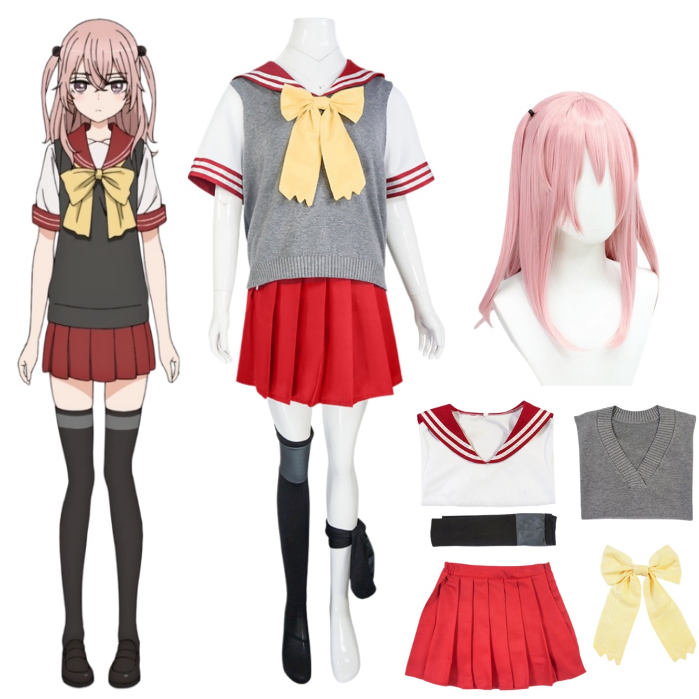 Anime Cosplay Name - อินุอิ ซาจูนะคอสเพลย์เครื่องแต่งกายเจเค มาย ดรอส-อัพ ดาร์ลิ่ง คอส