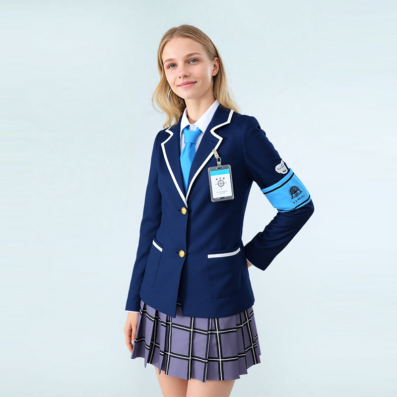 Anime Cosplay Name - ANIMECC ในสต็อก Kuromii Serika คอสเพลย์อะนิเมะ Blue
