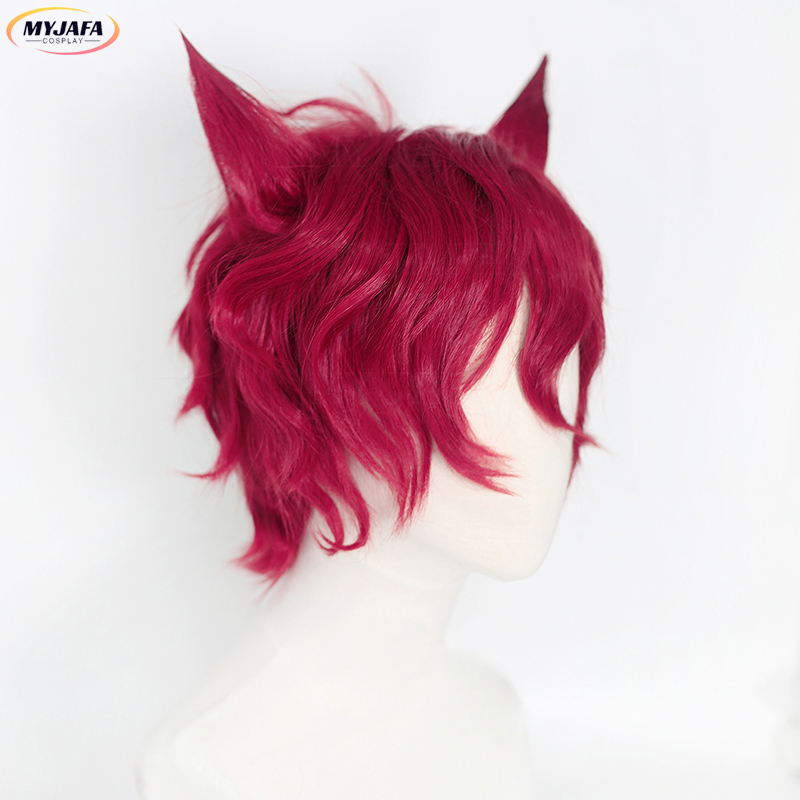 วิกผมคอสเพลย์เซ็ตต์ เกม LOL He - Anime Cosplay With Red Hair บทวิจารณ์และราคา