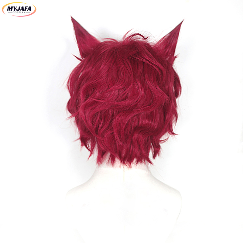 วิกผมคอสเพลย์เซ็ตต์ เกม LOL He - Anime Cosplay With Red Hair บทวิจารณ์และราคา