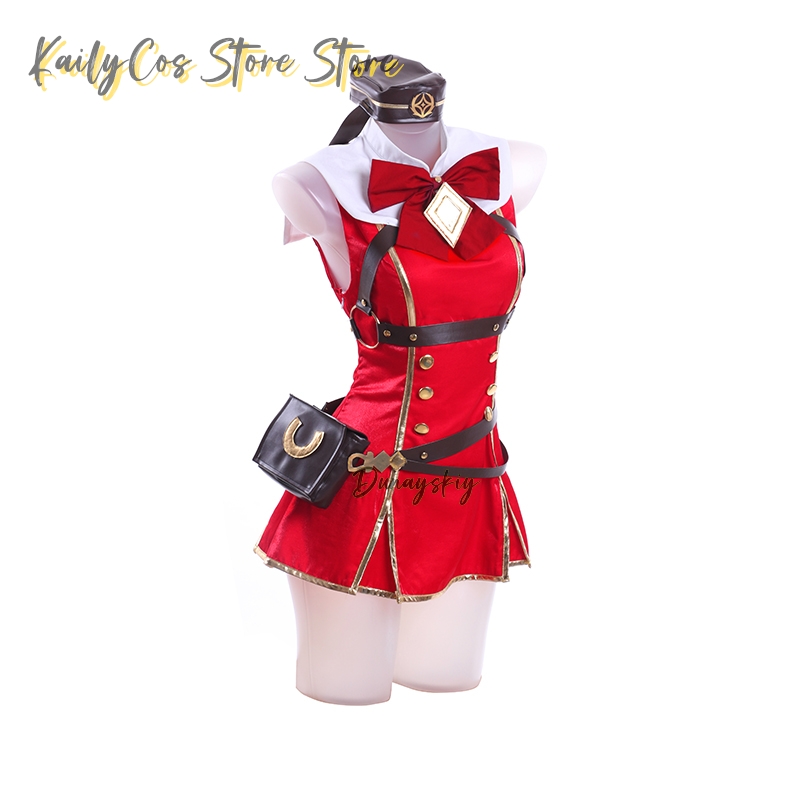 ชุดคอสเพลย์เรือทอง พร้อมวิกผม  - Anime Cosplay With Red Hair บทวิจารณ์และราคา