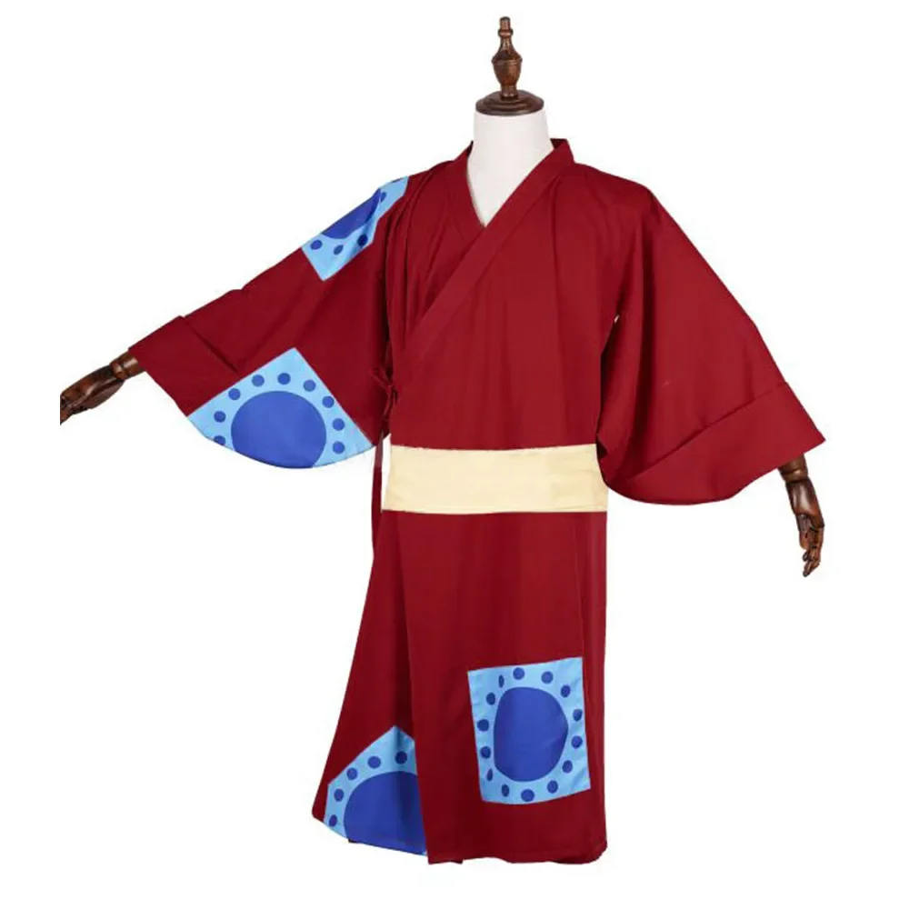 ชุดกิโมโนสีแดงอะนิเมะหนึ่งลิงล - Anime Cosplay One Piece บทวิจารณ์และราคา