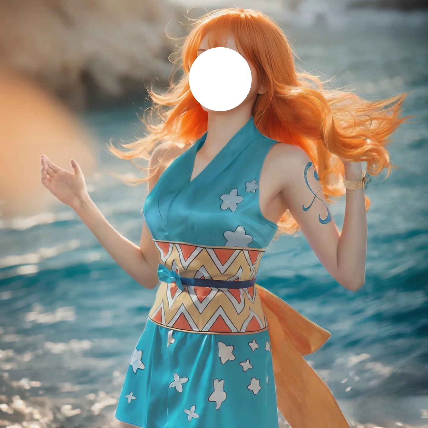 ชุดคอสเพลย์นามิ พร้อมวิกผม ชุด - Anime Cosplay One Piece บทวิจารณ์และราคา